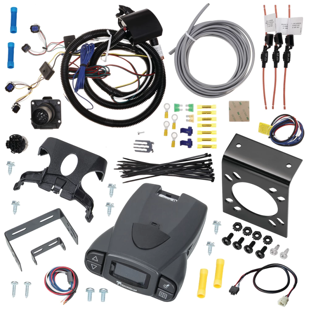 For 2023-2024 Hyundai Palisade 7-Way RV Wiring + Tekonsha Prodigy P3 Brake Control + Plug & Play BC Adapter By Tekonsha