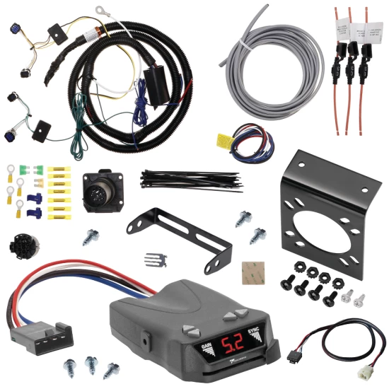 For 2023-2024 KIA Telluride 7-Way RV Wiring + Tekonsha Brakeman IV Brake Control + Plug & Play BC Adapter By Tekonsha