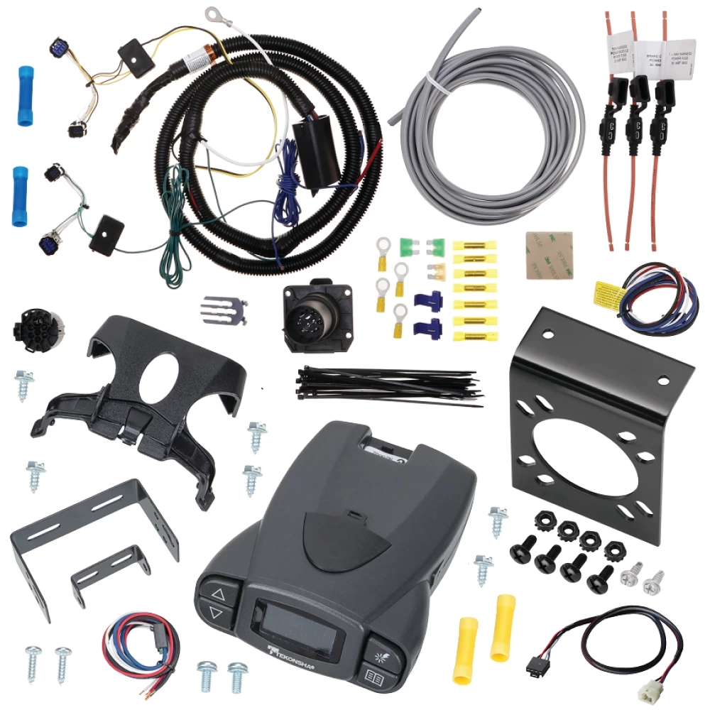For 2023-2024 KIA Telluride 7-Way RV Wiring + Tekonsha Prodigy P3 Brake Control + Plug & Play BC Adapter By Tekonsha