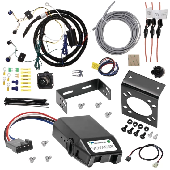 For 2023-2024 KIA Telluride 7-Way RV Wiring + Tekonsha Voyager Brake Control + Plug & Play BC Adapter By Tekonsha