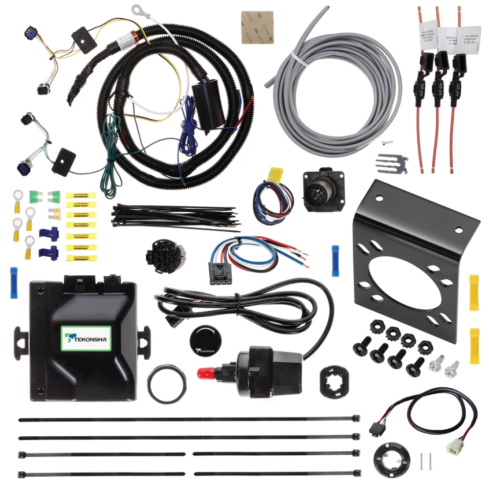 For 2023-2024 KIA Telluride Tekonsha Prodigy iD Bluetooth Wireless Brake Control + Plug & Play BC Adapter + 7-Way RV Wiring By Tekonsha