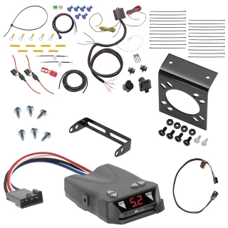 For 2007-2024 Audi Q7 7-Way RV Wiring + Tekonsha Brakeman IV Brake Control + Plug & Play BC Adapter By Tekonsha