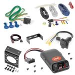 7 Way Trailer Wiring For 75-91 04-07 Ford Econoline Van RV 7 Pin 7 Blade + Pro Series POD Brake Controller + Plug & Play Adapter By Reese Towpower