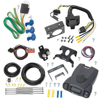 For 2008-2019 Ford F-350 Super Duty 7-Way RV Wiring + Tekonsha Prodigy P3 Brake Control + Plug & Play BC Adapter By Reese Towpower
