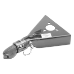 Bulldog 4K electric trailer jack with 5K Collar-Lok coupler and 14-inch lift