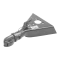 Bulldog 2K A-Frame Topwind Jack with 7K Collar-Lok Coupler Bulldog 2K topwind a-frame trailer jack with footplate and 7K Collar-Lok coupler