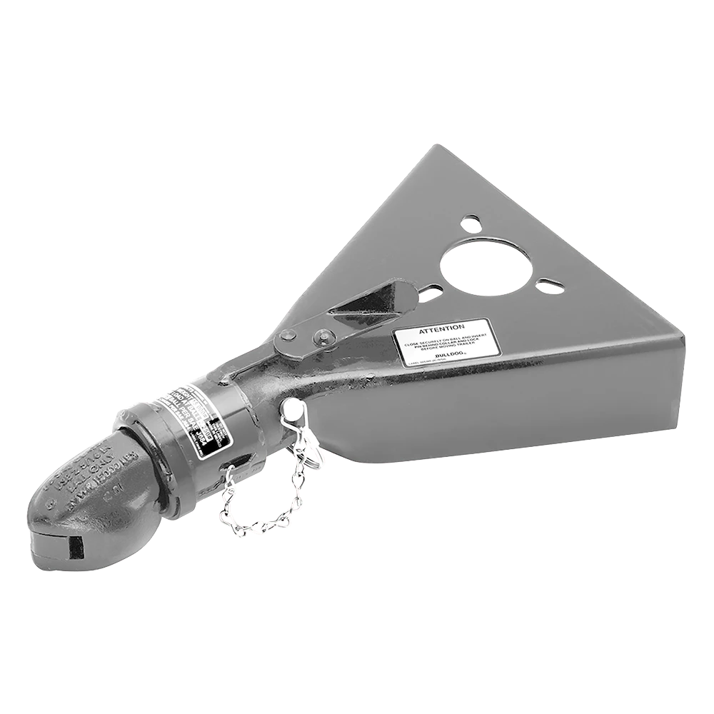 Bulldog 2K Topwind A‑Frame Jack & 15K Collar‑Lok Coupler Bundle, Bulldog 2K A‑Frame Topwind Round Jack 15″ Lift & 15K Collar‑Lok Coupler bundle