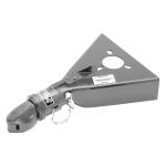 Bulldog 2K Topwind A‑Frame Jack & 15K Collar‑Lok Coupler Bundle, Bulldog 2K A‑Frame Topwind Round Jack 15″ Lift & 15K Collar‑Lok Coupler bundle