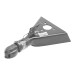 Bulldog 4K Electric A-Frame Trailer Jack with 15K Collar-Lok Coupler