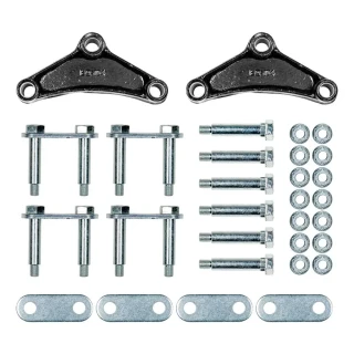 Lippert 3,500 lb tandem axle suspension kit with 21 inch leaf springs, equalizer, hangers, and hardware