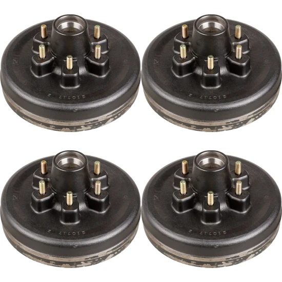 Lippert 12″ Electric Brake & 6‑on‑5.5″ Hub‑Only Drum Kit – 6K Tandem Axle, Dexter & AL‑KO Compatible