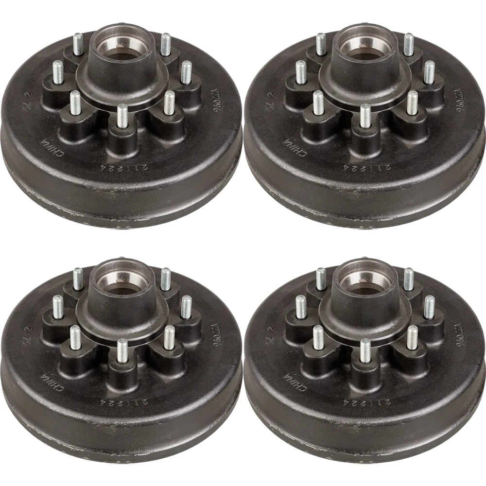 lippert 12‑inch self‑adjusting electric brake & 8‑on‑6.5 hub drum kit 7k tandem axle dexter alko compatible