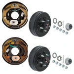 Complete Lippert 3,500-lb Hub & Electric Brake Assembly Pair (10” x 2-1/4”) – 5 on 4.5” Bolt Pattern (Left + Right)