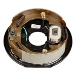 lippert 10x2.25 left-hand electric brake with 5-on-4.5 drum hub bundle for 3,500-lb axle dexter compatible