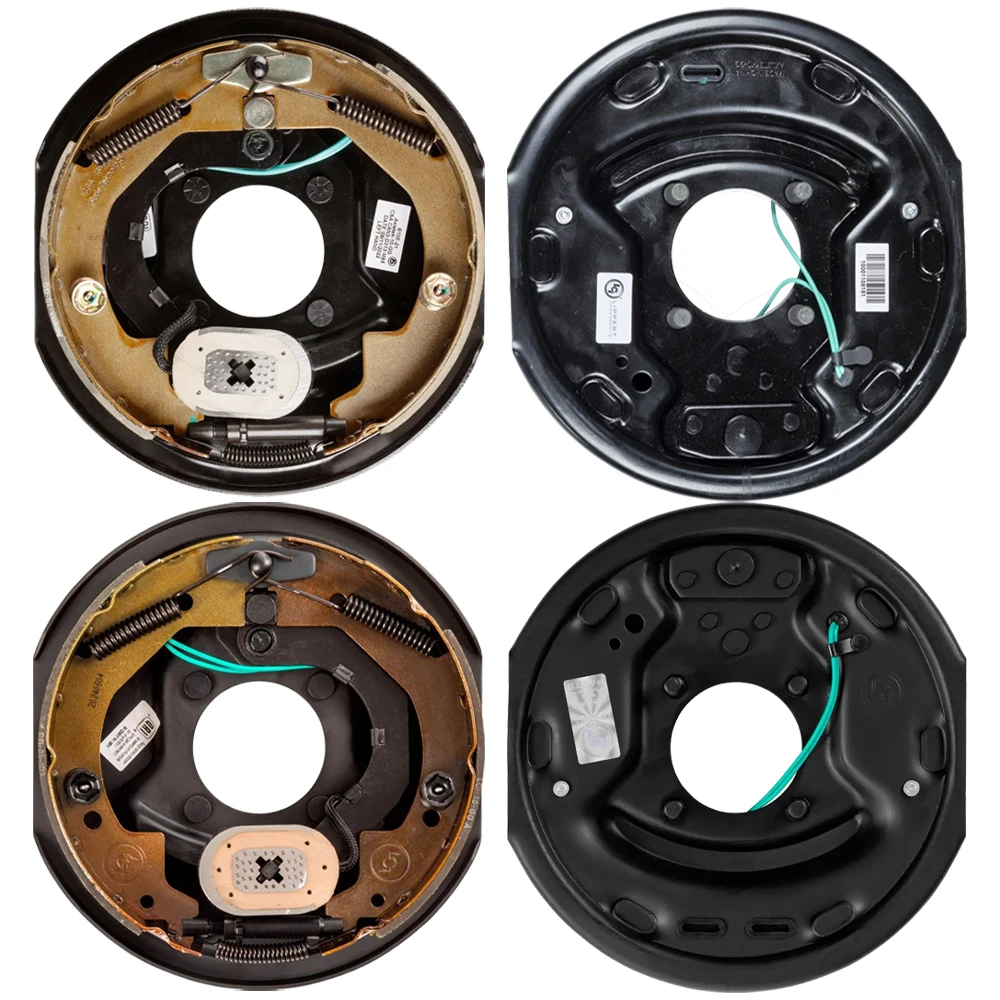Lippert 3,500 lb electric brake kit with (2-Pairs) 10 in drum-hubs only 5-on-4.5 pattern