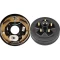 lippert 3,500-lb 10x2.25 left-hand electric brake & 5-on-4.5 drum hub kit dexter compatible