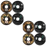 Lippert 3,500-lb tandem axle self-adjusting electric brake & 10-inch drum hub kit, 5-on-4.5, Dexter AL-KO compatible