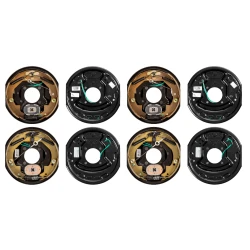 Lippert 4-Pack (2-Pair) 3,500 LB 10" x 2.25" Self-Adjusting Trailer Brake Assemblies Left+Right Tandem Axle – Fits Dexter, Alko, Lippert, Rockwell & Quality Axles – 1-Year Warranty