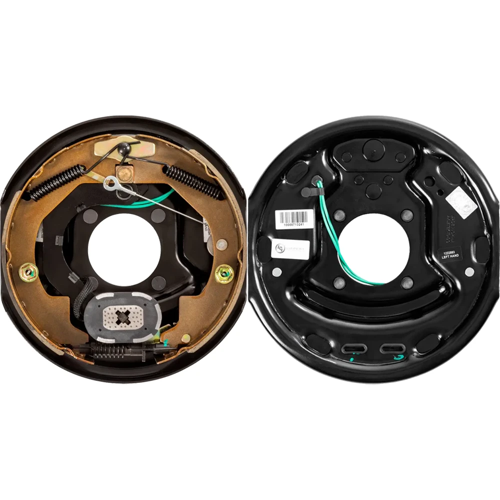 Lippert 3,500-lb axle 10x2.25 self-adjusting electric brake & fully assembled 5-on-4.5 drum hub kit – Dexter / Al-Ko compatible
