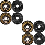 Lippert 4-Pack (2-Pair) 12" x 2" Electric RV Trailer Brake Assembly – Left & Right Tandem Axle for 4,000-7,000 lbs, 5-Bolt Mount – 1-Year Warranty