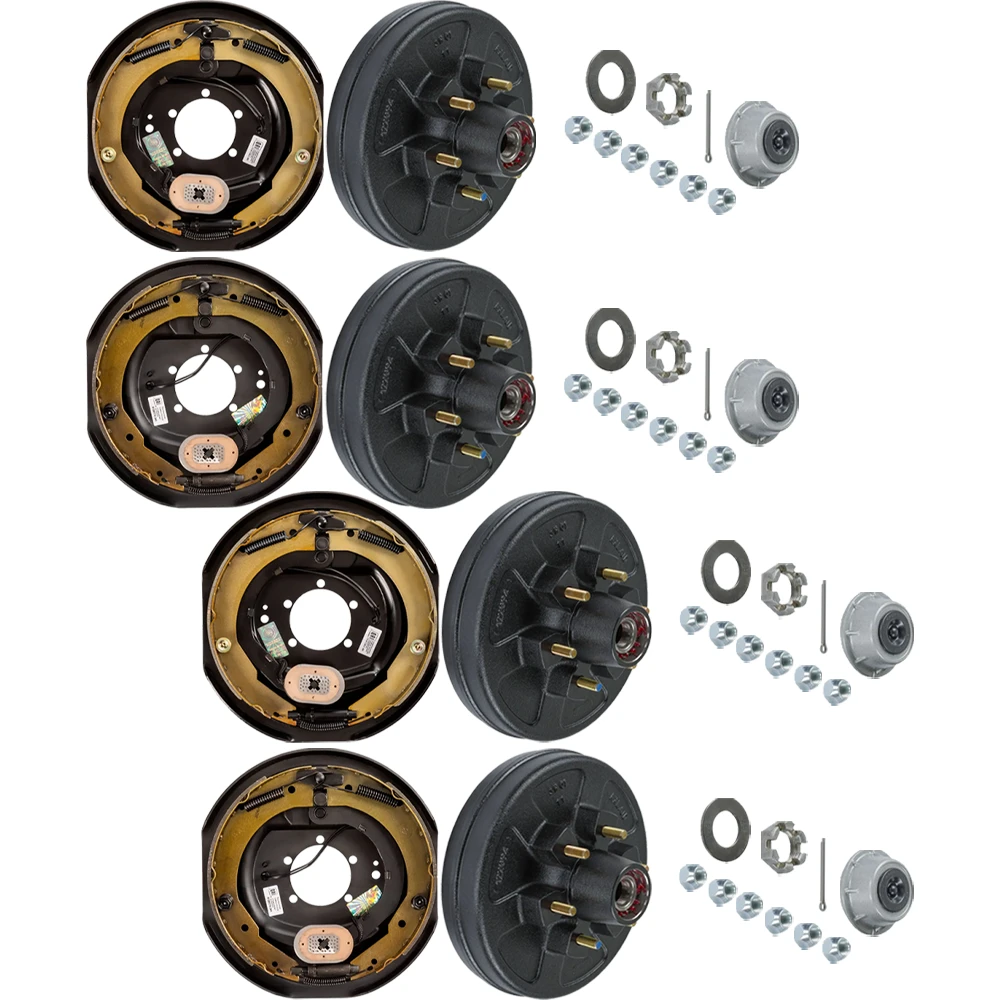 Lippert Tandem 7K Axle 12 x 2 Hub & Drum (6 on 5.5, 1/2" Stud) with Forward Self-Adjusting Brakes