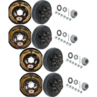 Lippert Tandem 7K Axle 12 x 2 Hub & Drum (6 on 5.5, 1/2" Stud) with Forward Self-Adjusting Brakes