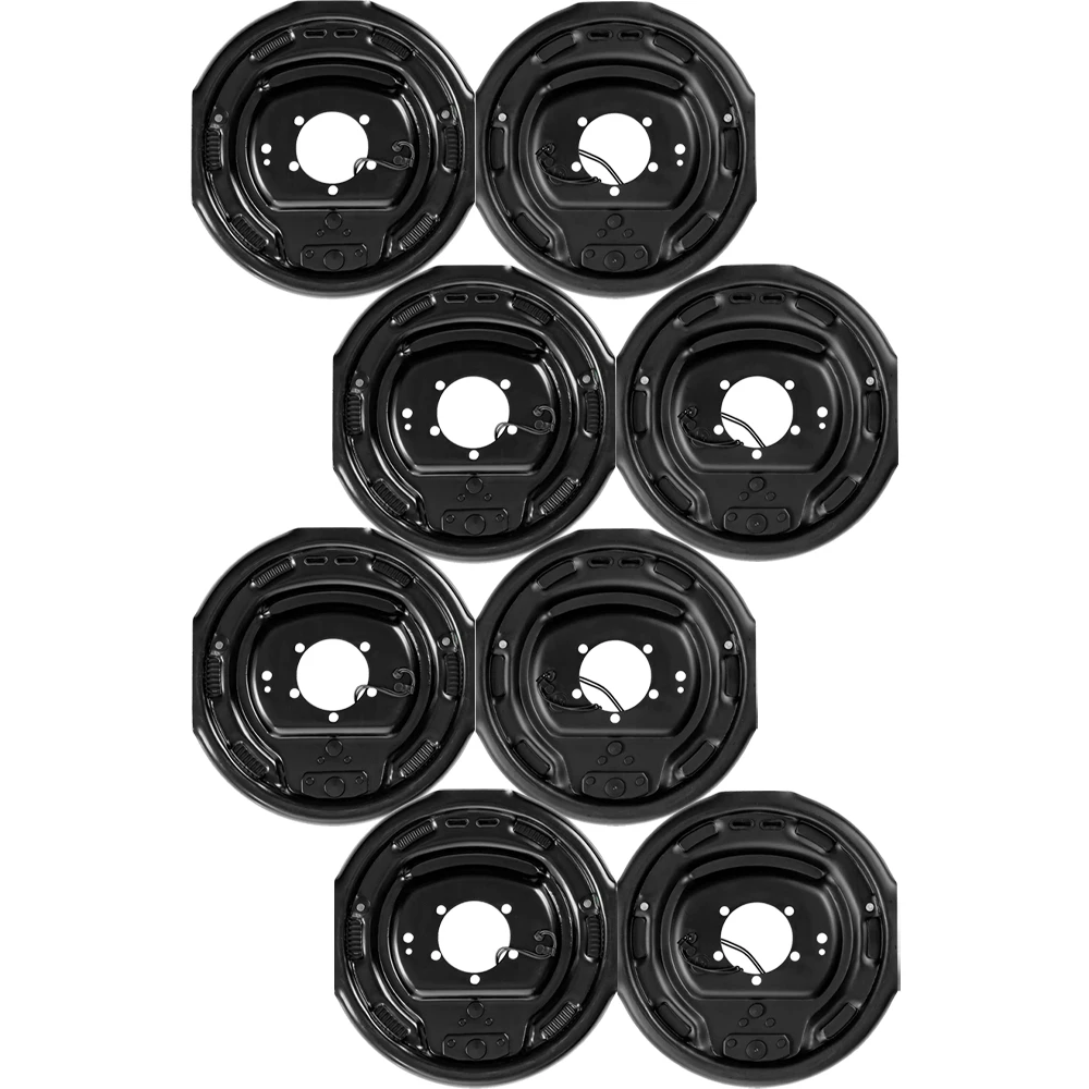 Lippert 12 inch electric brake assembly & 8‑on‑6.5 inch drum hub kit for 7,000 lb quad‑axle trailers – Dexter & Alko compatible