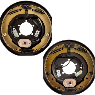 Lippert 12 x 2 electric trailer brake assembly kit left right pair 5-bolt 4K-7K