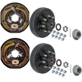 Lippert 7K Axle 12x2 Hub & Drum Assemblies with Forward Self-Adjusting Brakes