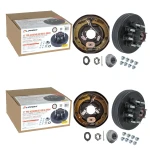 Lippert 7K Axle 12" x 2" Hub & Drum Assemblies, Forward Self-Adjusting Brakes