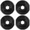 Lippert 12" x 2" Self-Adjusting Trailer Brake Assembly Kit for 4K-7K lb Axles