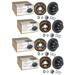 Lippert Tandem Axle 7K 12x2 Pre-Greased Hub & Drum Kit with Self-Adjusting Electric Brakes (8 on 6.5, 9/16 Stud)