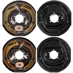 Lippert 12" x 2" Self-Adjusting Electric Trailer Brake Assembly Pair (Left & Right) for 4K-7K lb Axles – Replaces Dexter, Al-Ko, Rockwell & Quality Axles - 1-Year Warranty