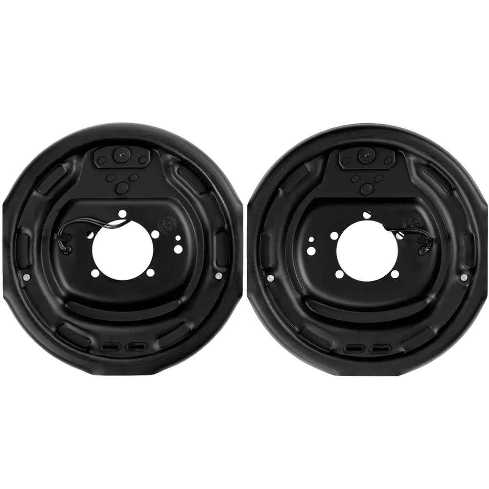 Lippert 12‑inch self‑adjusting electric brake assemblies & bare drum hubs, Dexter compatible, 8‑on‑6.5 bolt pattern, 7K axle