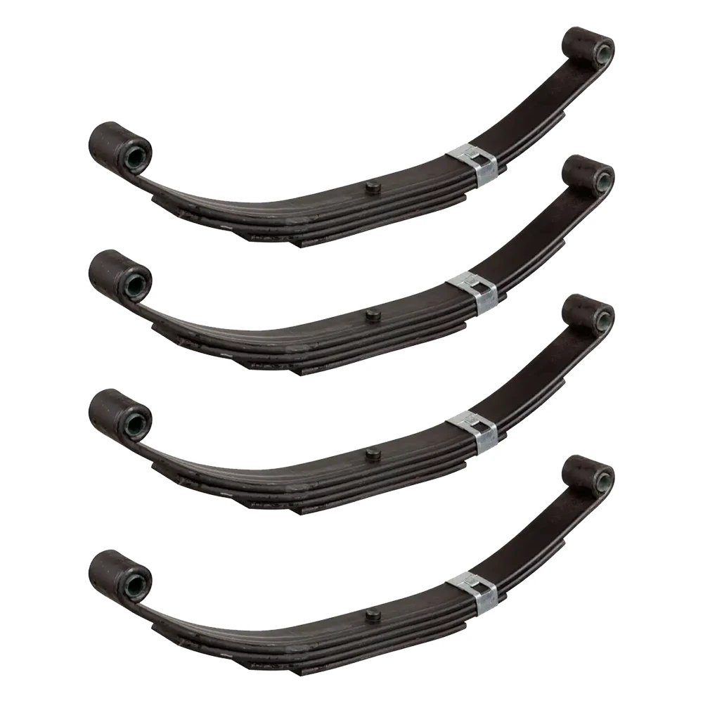 Lippert tandem axle suspension kit with 21" 1,400 lb leaf springs, tall equalizer (EQ-310), hangers, and 3" U-bolt mounting hardware