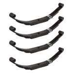Lippert tandem axle suspension kit with 21" 1,400 lb leaf springs, tall equalizer (EQ-310), hangers, and 3" U-bolt mounting hardware