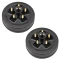Lippert 3,500 lb electric brake kit with (2-Pairs) 10 in drum-hubs only 5-on-4.5 pattern
