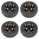 Lippert 3,500-lb tandem axle self-adjusting electric brake & 10-inch drum hub kit, 5-on-4.5, Dexter AL-KO compatible