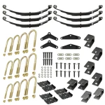 Lippert Triple Axle Suspension Kit 2.375" Tube 35" Spacing with 2,200 lb Leaf Springs