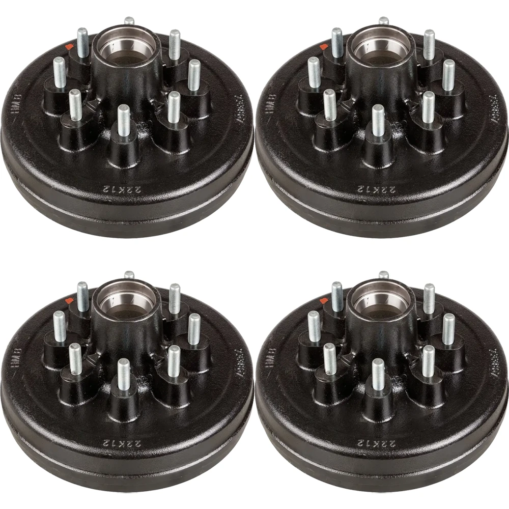lippert 7k tandem‑axle self‑adjusting 12 inch electric brake and drum hub kit 8 on 6.5 dexter compatible