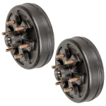 Lippert 10″ self-adjust brake kit with bare 6-on-5.5 drum hubs