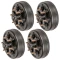Lippert 10 inch brake drum hub 6 on 5.5 bolt pattern, 4,400 lb axle, set of 4, fits Dexter AL-KO