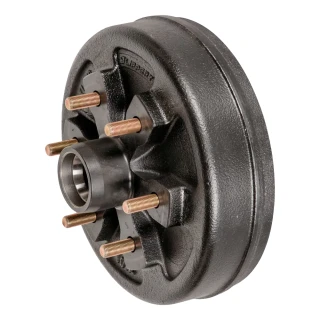 Lippert 10 inch brake drum hub 6 on 5.5 bolt pattern, 4,400 lb axle, set of 4, fits Dexter AL-KO