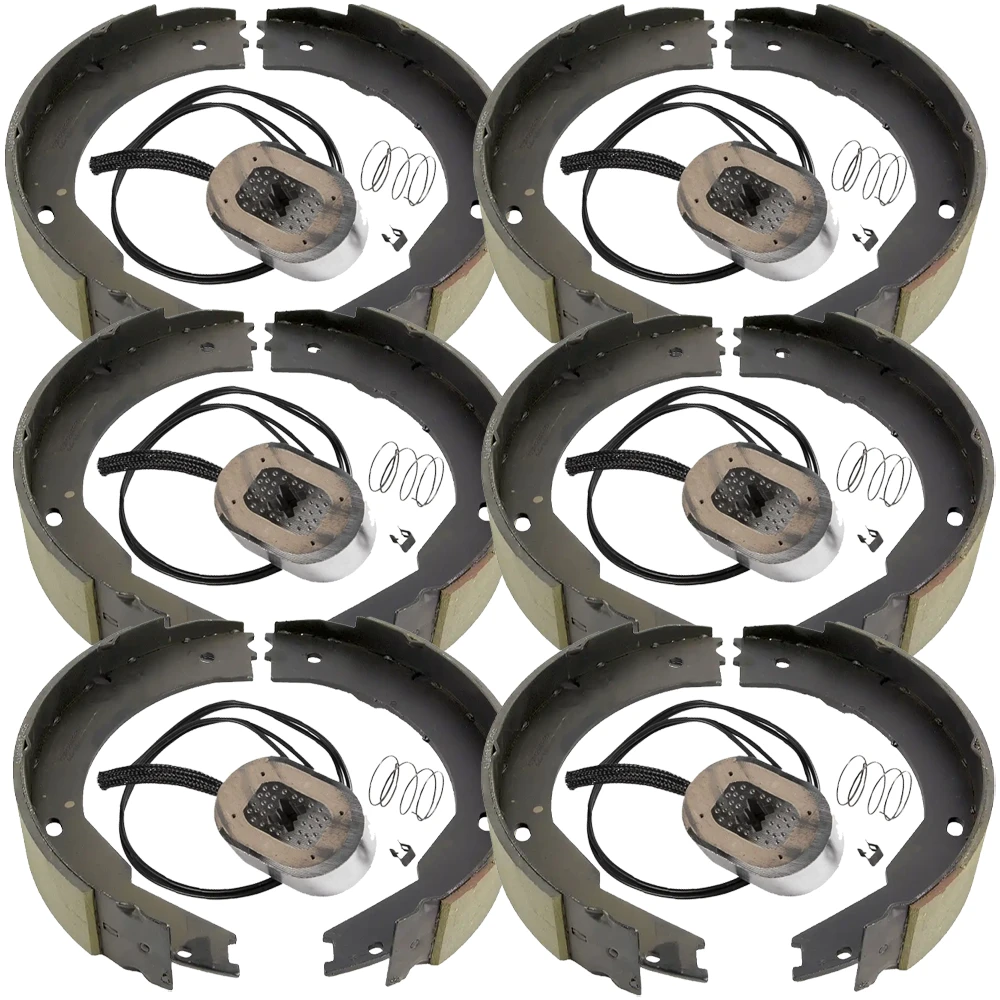 Lippert 12 x 2 manual triple-axle brake renewal kit with shoe and magnet assemblies