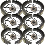 Lippert 12 x 2 manual triple-axle brake renewal kit with shoe and magnet assemblies