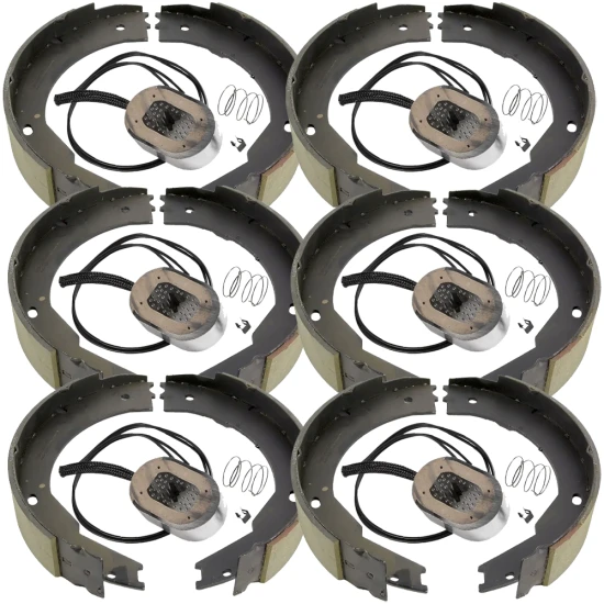 Lippert 12 x 2 manual triple-axle brake renewal kit with shoe and magnet assemblies
