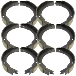 Lippert 12x2 Triple-Axle Replacement Electric Brake Shoe & Lining Kit