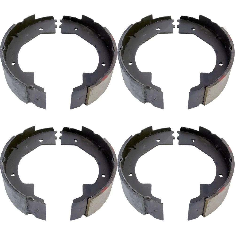 Lippert 10x2.25 Manual Electric Brake Shoe & Lining Replacement Kit 4-Pack for Tandem Axle
