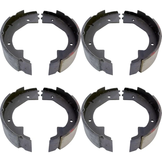 Lippert 10x2.25 Manual Electric Brake Shoe & Lining Replacement Kit 4-Pack for Tandem Axle