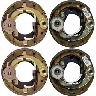 Lippert 7 inch x 1.25 inch Electric Trailer Brake Assembly 4-Pack for 2,200 lb Axles – Replaces Dexter, Al-Ko, Rockwell, Quality